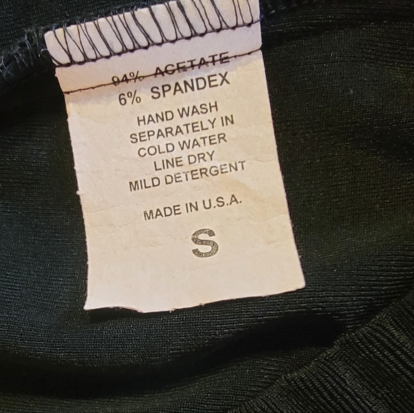 Calvin Klein Black Long-Sleeved Sequined Blouse and Pants Set‎ - Picture 14 of 14